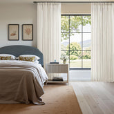 Light Filtering Thick Linen Textured Drapes - Pleated (2 Panels)